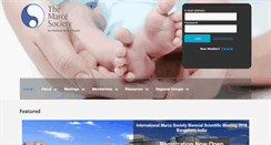 Desktop Screenshot of marcesociety.com